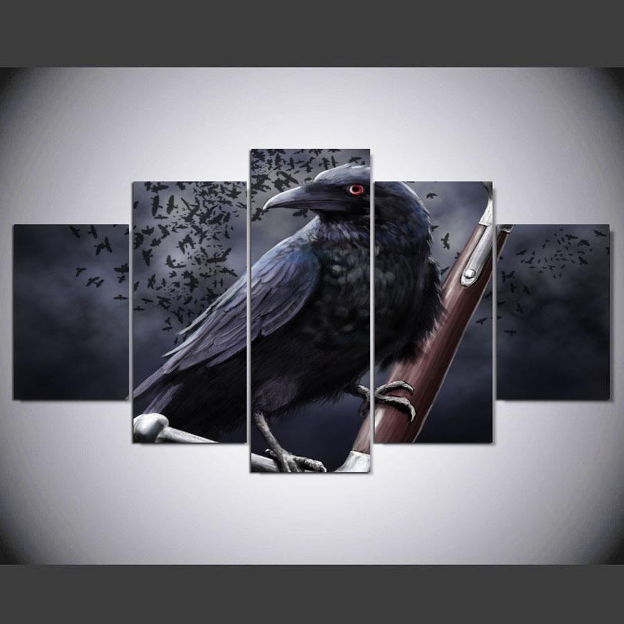 got the crow animal leinwandbilder kunstdrucke 5802