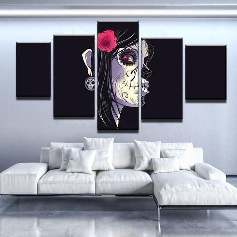 Gothic Beauty Abstract Leinwandbilder Kunstdrucke  