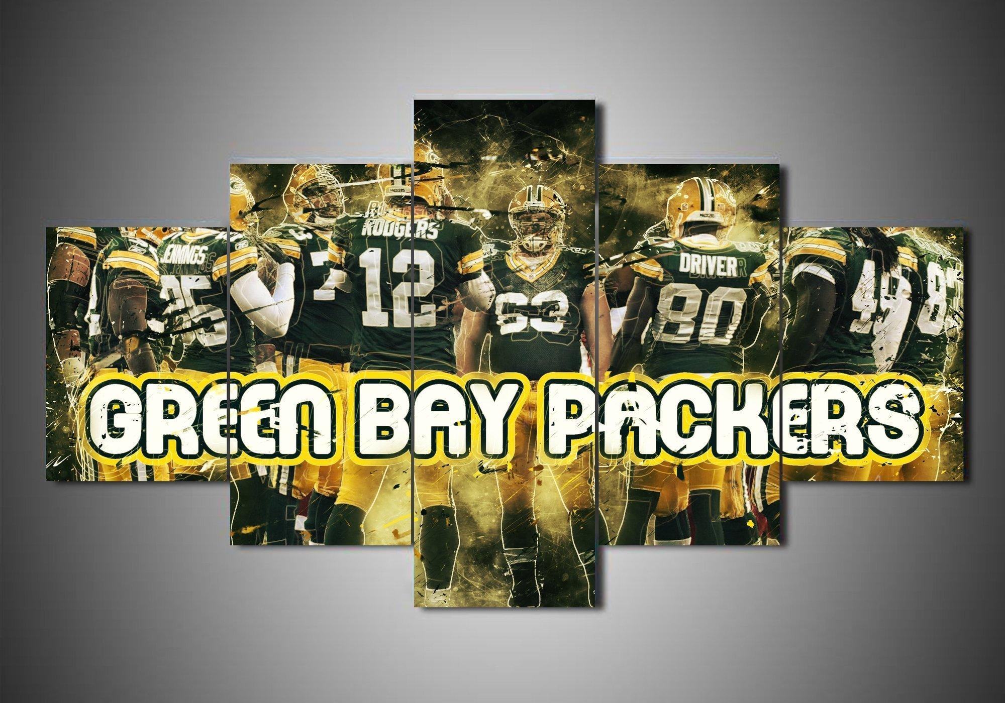 Green Bay Packers 3 Sport Leinwandbilder – Kunstdrucke