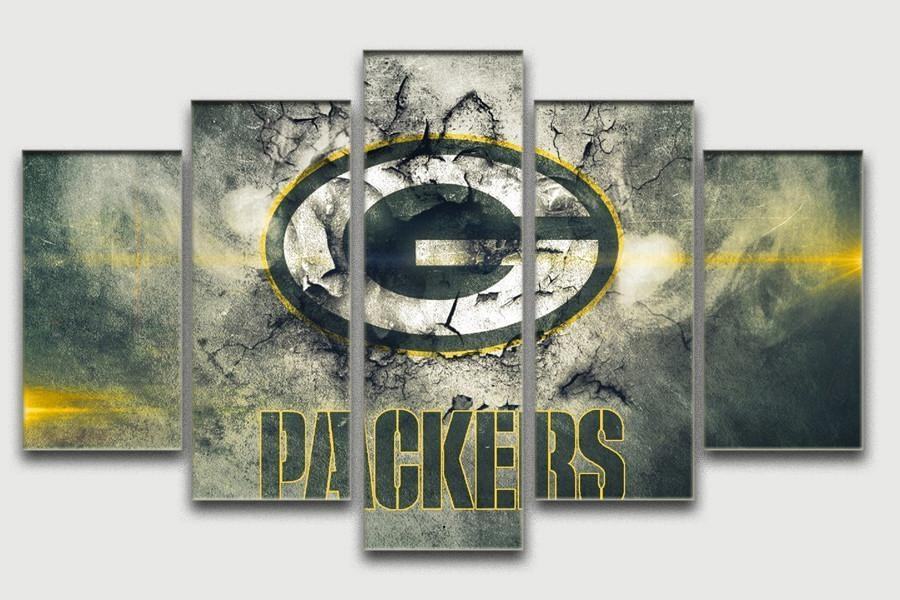 Green Bay Packers 4 Sport Leinwandbilder – Kunstdrucke