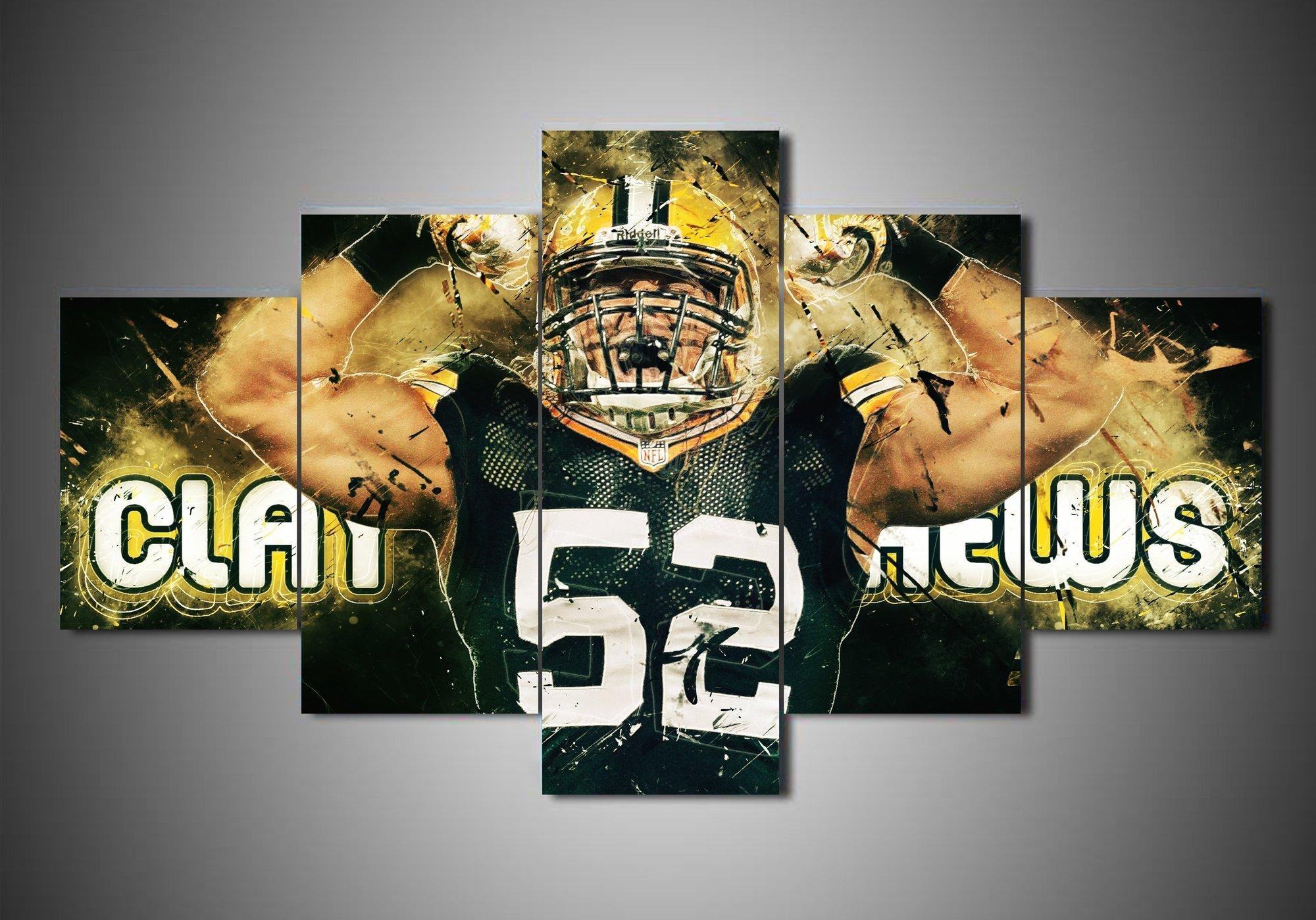 Green Bay Packers Eddie Lacy Sport Leinwandbilder – Kunstdrucke