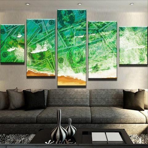 green ocean abstract leinwandbilder kunstdrucke 6072
