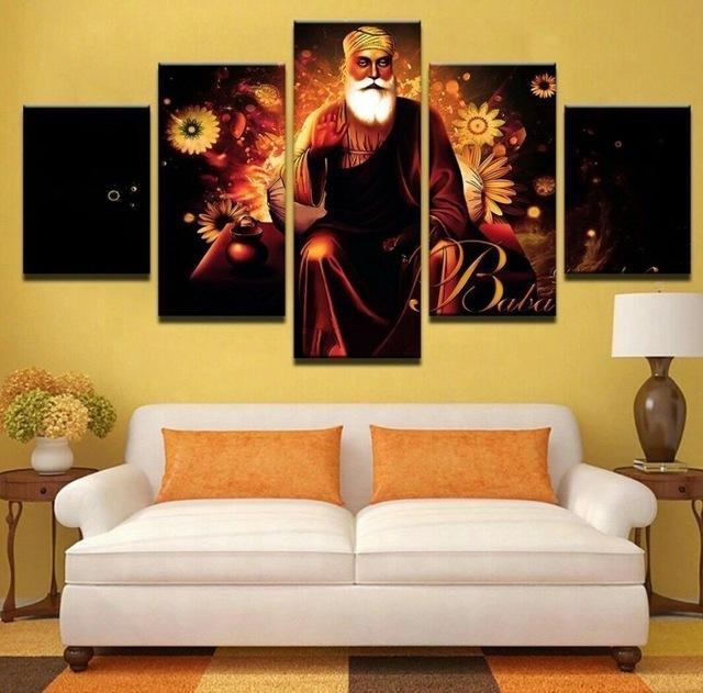 Guru Nanak Dev Ji Religion Leinwandbilder Kunstdrucke Rahmen