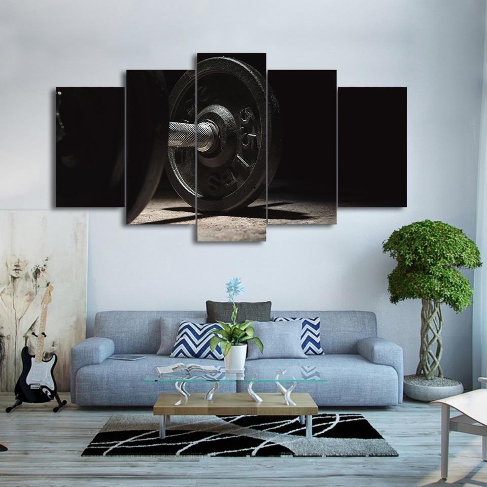 Gym Body Building Workout Sport Leinwandbilder – Kunstdrucke