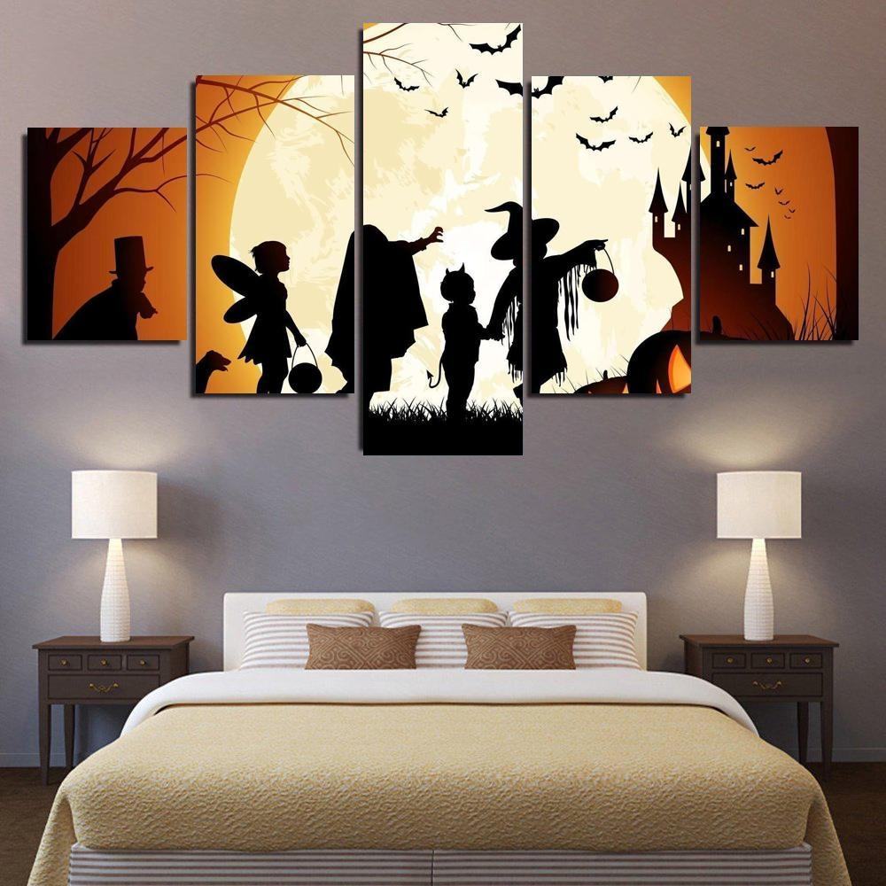 Halloween # 13 Leinwandbilder Kunstdrucke Rahmen