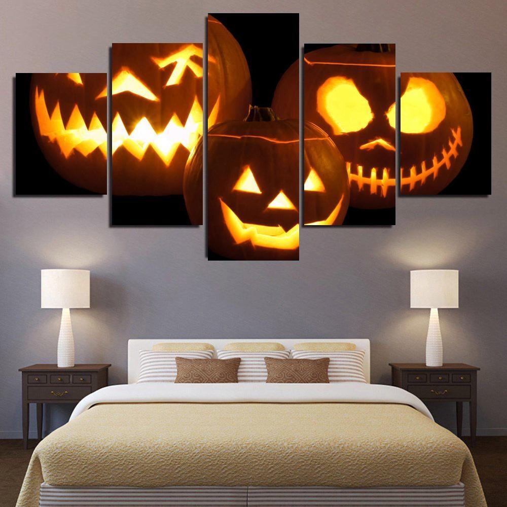 Halloween # 14 Leinwandbilder Kunstdrucke Rahmen