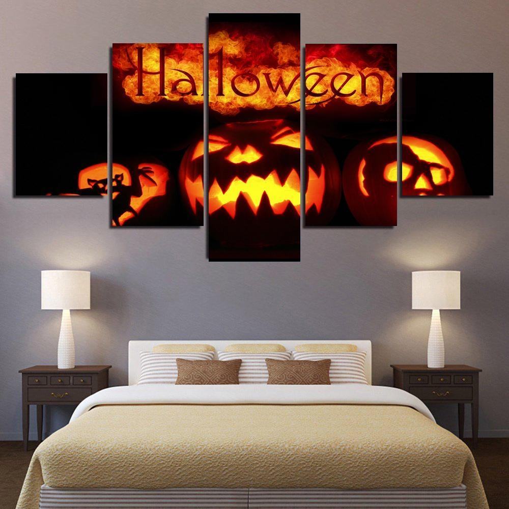 Halloween # 1 Leinwandbilder Kunstdrucke Rahmen