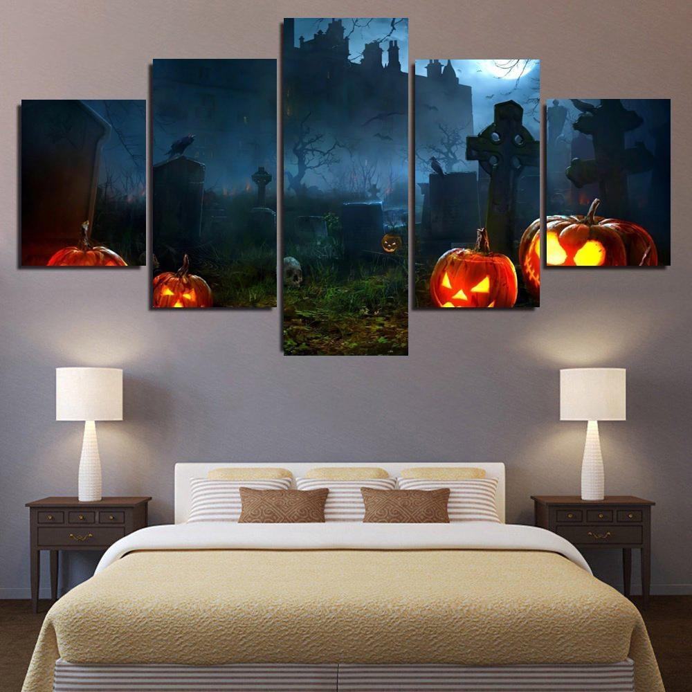 Halloween # 3 Leinwandbilder Kunstdrucke Rahmen