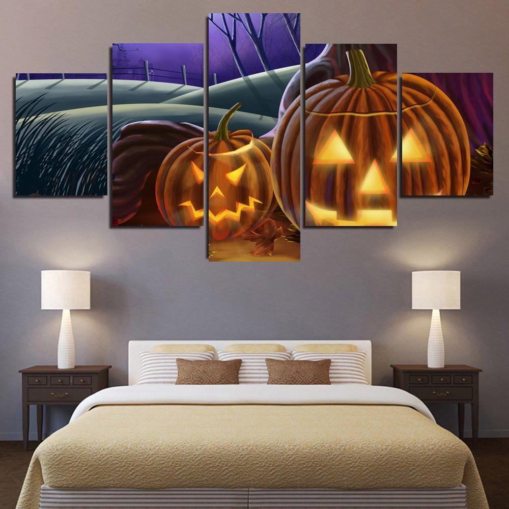 Halloween # 5 Leinwandbilder Kunstdrucke Rahmen