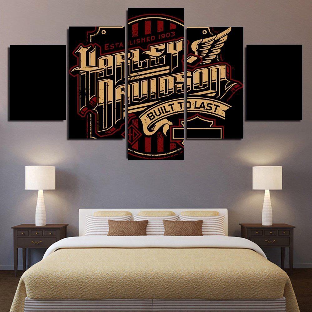 Harley Davidson Leinwandbilder Kunstdrucke Rahmen