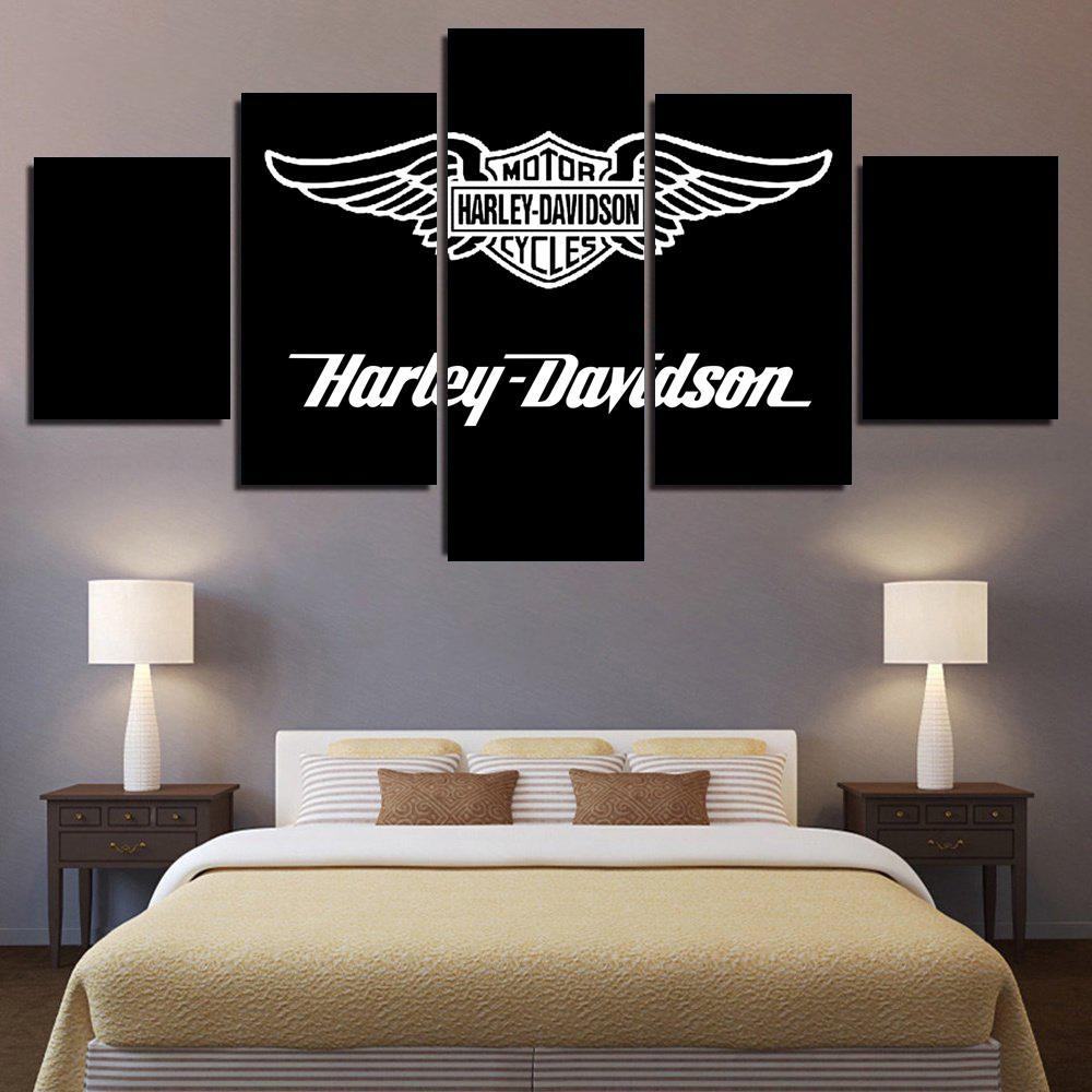 Harley Davidson Leinwandbilder Kunstdrucke Rahmencuorz