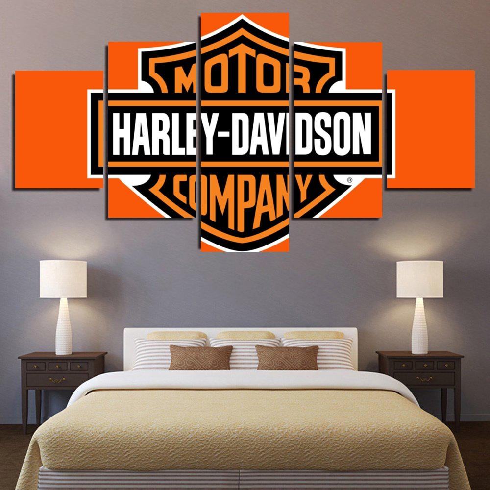 Harley Davidson Leinwandbilder Kunstdrucke Rahmeno69tq