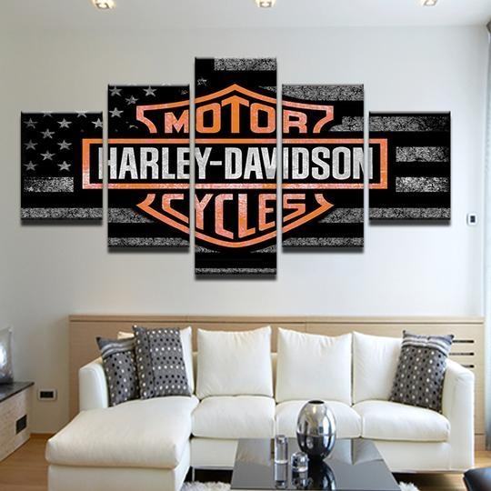 Harley Davidson – American Legend Kleidung Leinwandbilder für Harley-Fans