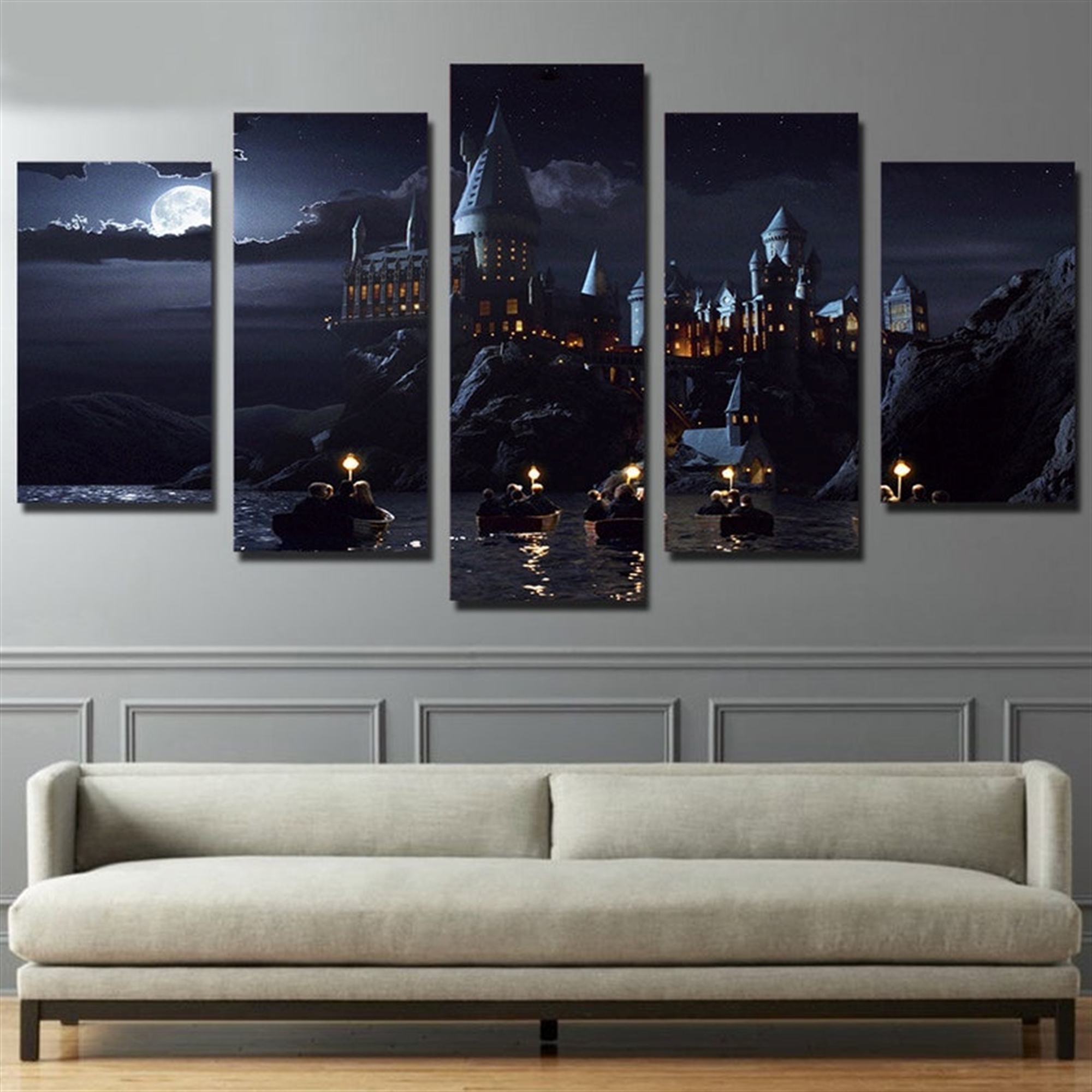 Harry Potter Filmplakatschule Hogwarts Leinwandbilder Kunstdrucke Rahmen