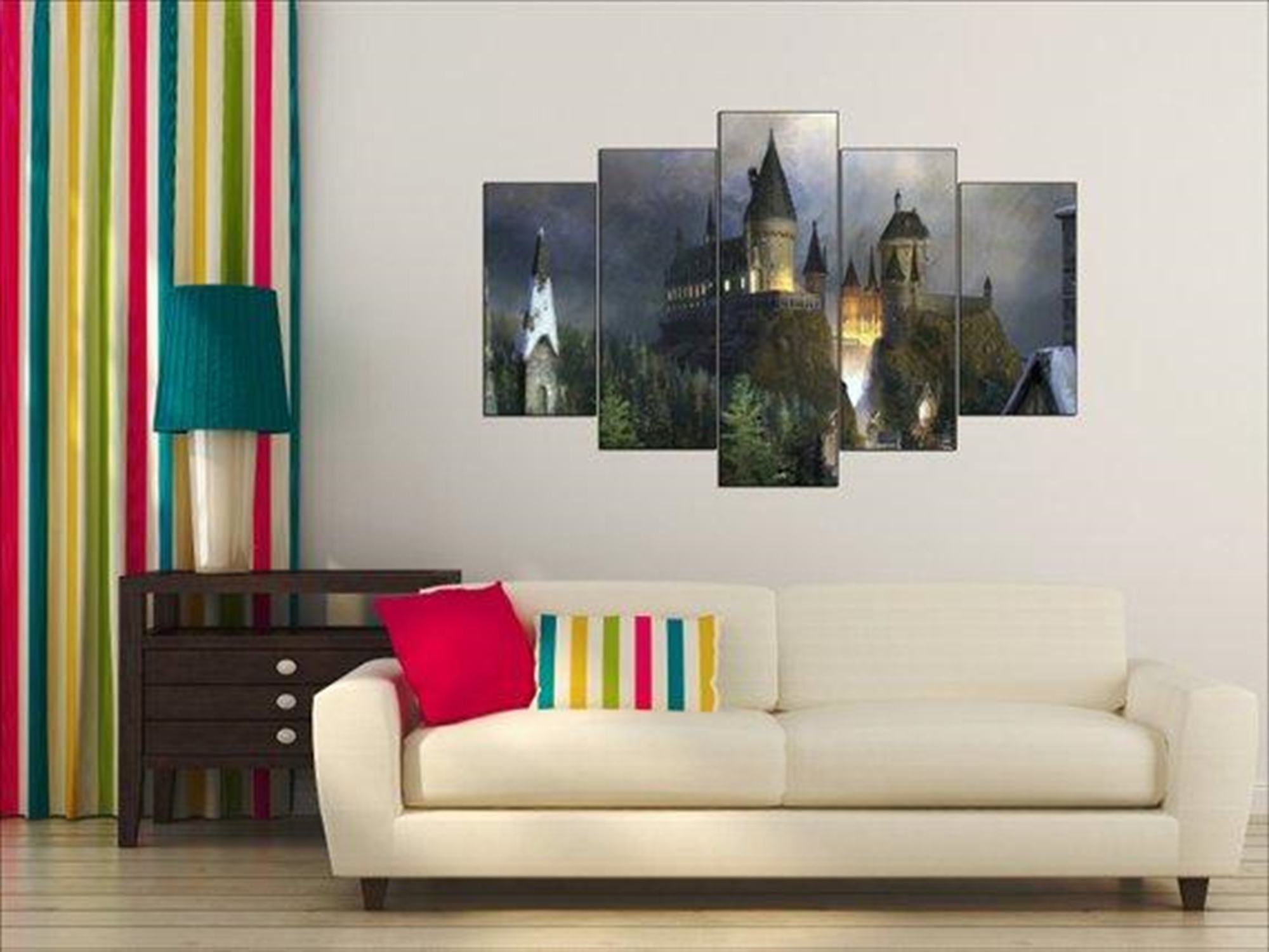 Harry Potter Hogwarts Castle 3 Film Leinwandbilder Kunstdrucke Rahmen