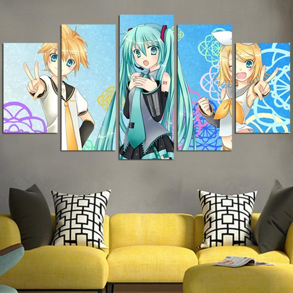 Hatsumi Miku Und Kagamine Rin Len Leinwandbilder Kunstdrucke Rahmen