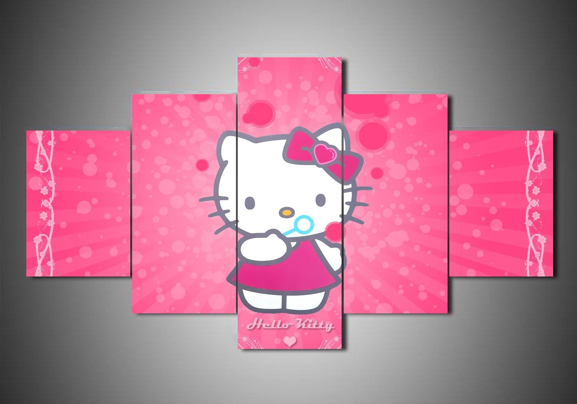 Hello Kitty 1 Karikatur Leinwandbilder Kunstdrucke Rahmen