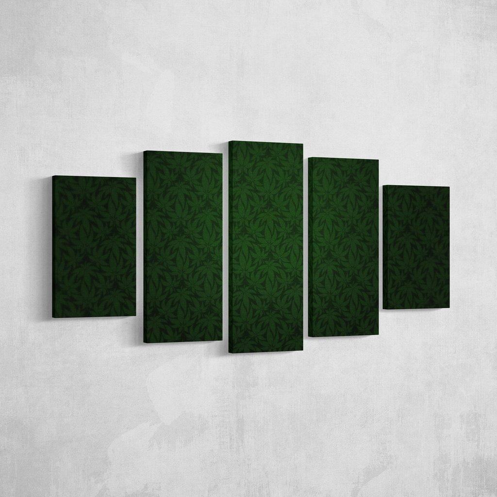 herbal leafs abstract leinwandbilder kunstdrucke 4949