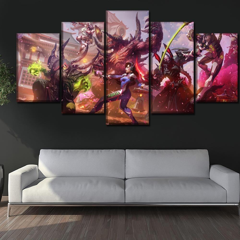heroes of the storm & overwatch poster gaming leinwandbilder kunstdrucke 5285