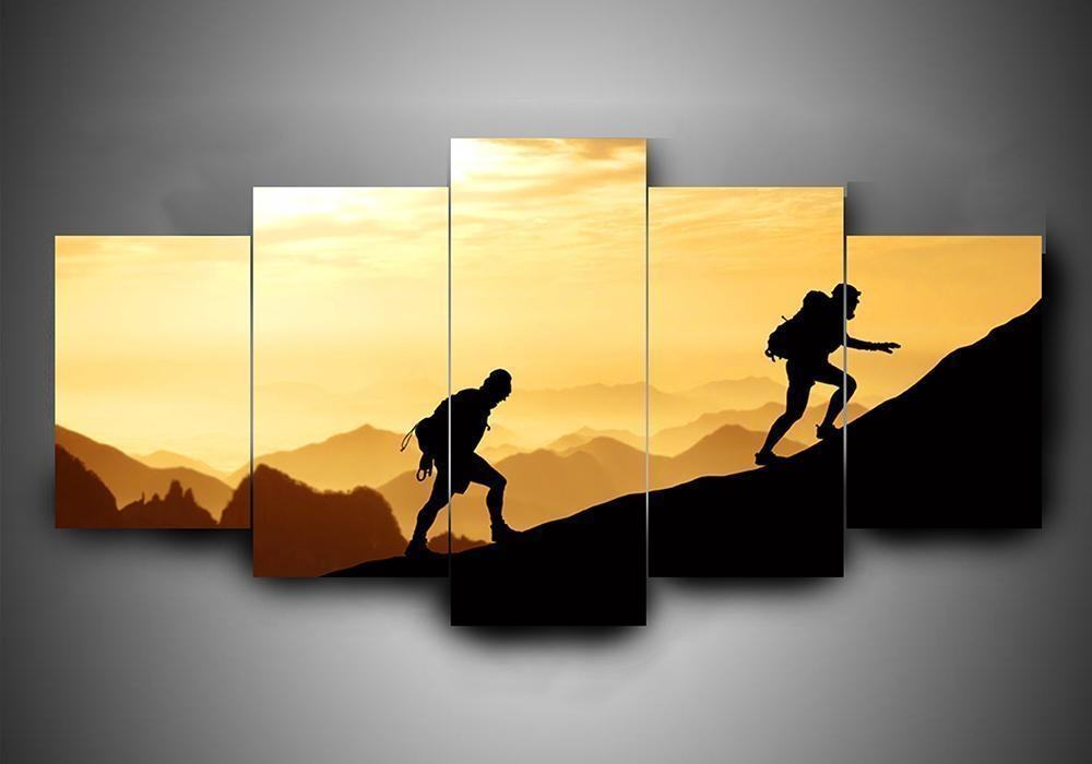 Hiking – Sport Leinwandbilder für Naturliebhaber