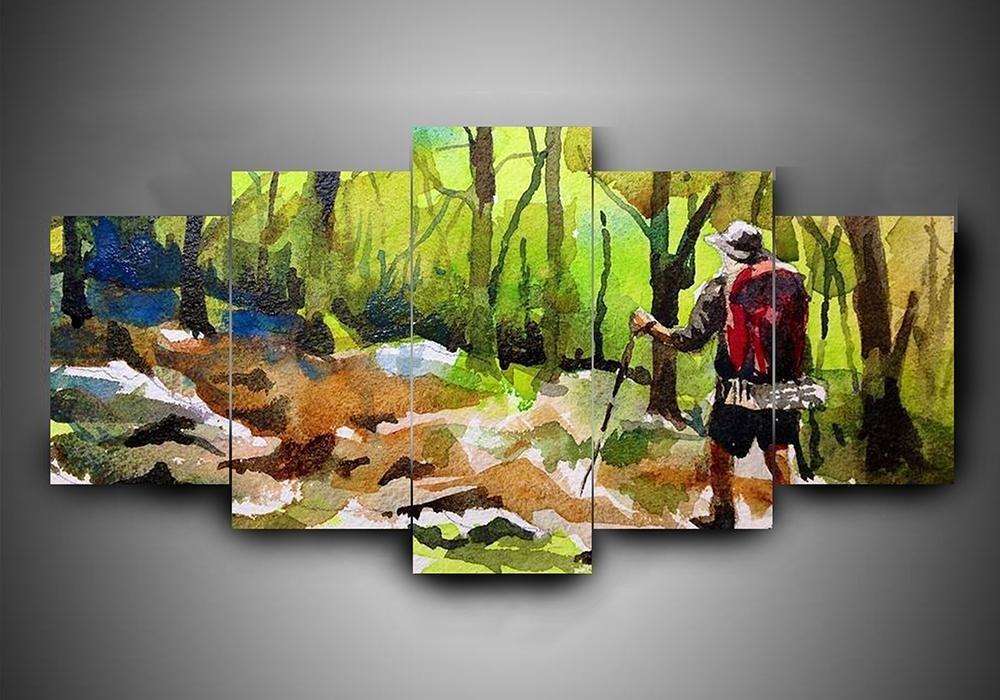 Hiking – Sport Leinwandbilder für Outdoor-Abenteuer