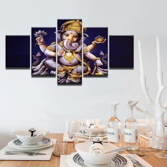 Hindu Ganesha 13 Religion Leinwandbilder Kunstdrucke Rahmen