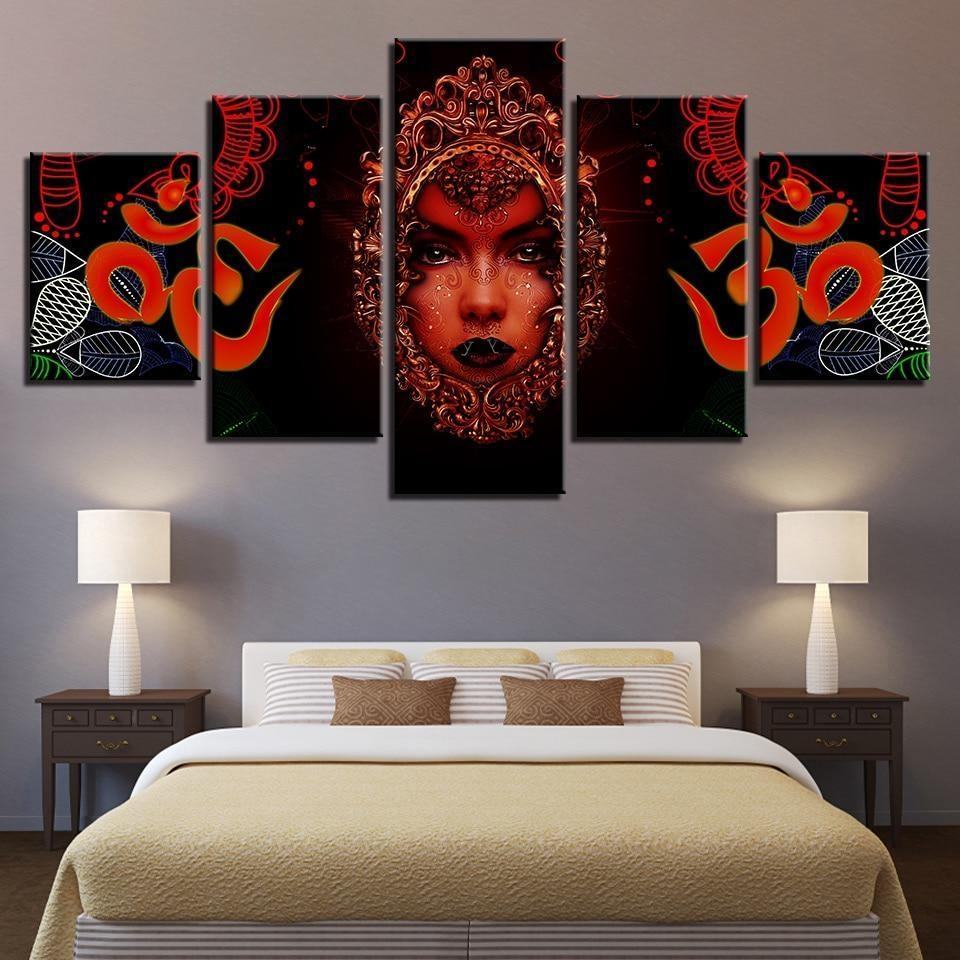 Hindu God 3 Religion Leinwandbilder Kunstdrucke Rahmen