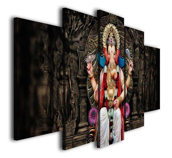 Hindu God Ganesha 22 Religion Leinwandbilder Kunstdrucke Rahmen