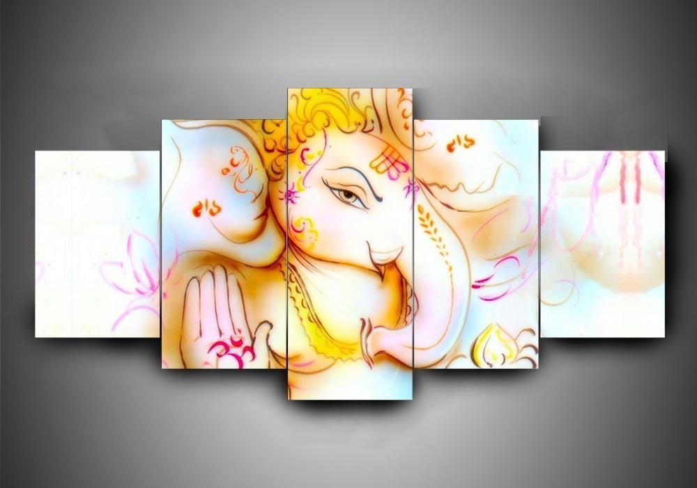 Hinduism Religion Ganesha 5 Religion Leinwandbilder Kunstdrucke Rahmen
