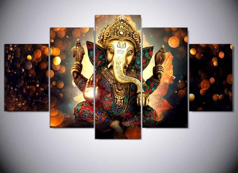 Hinduism Religion Ganesha Religion Leinwandbilder Kunstdrucke  