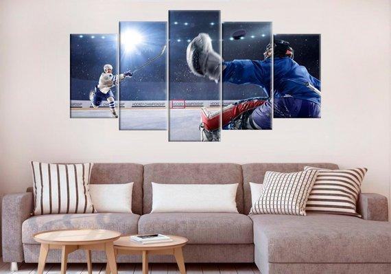 Hockey Arena – Sport Leinwandbilder für Eishockey-Liebhaber