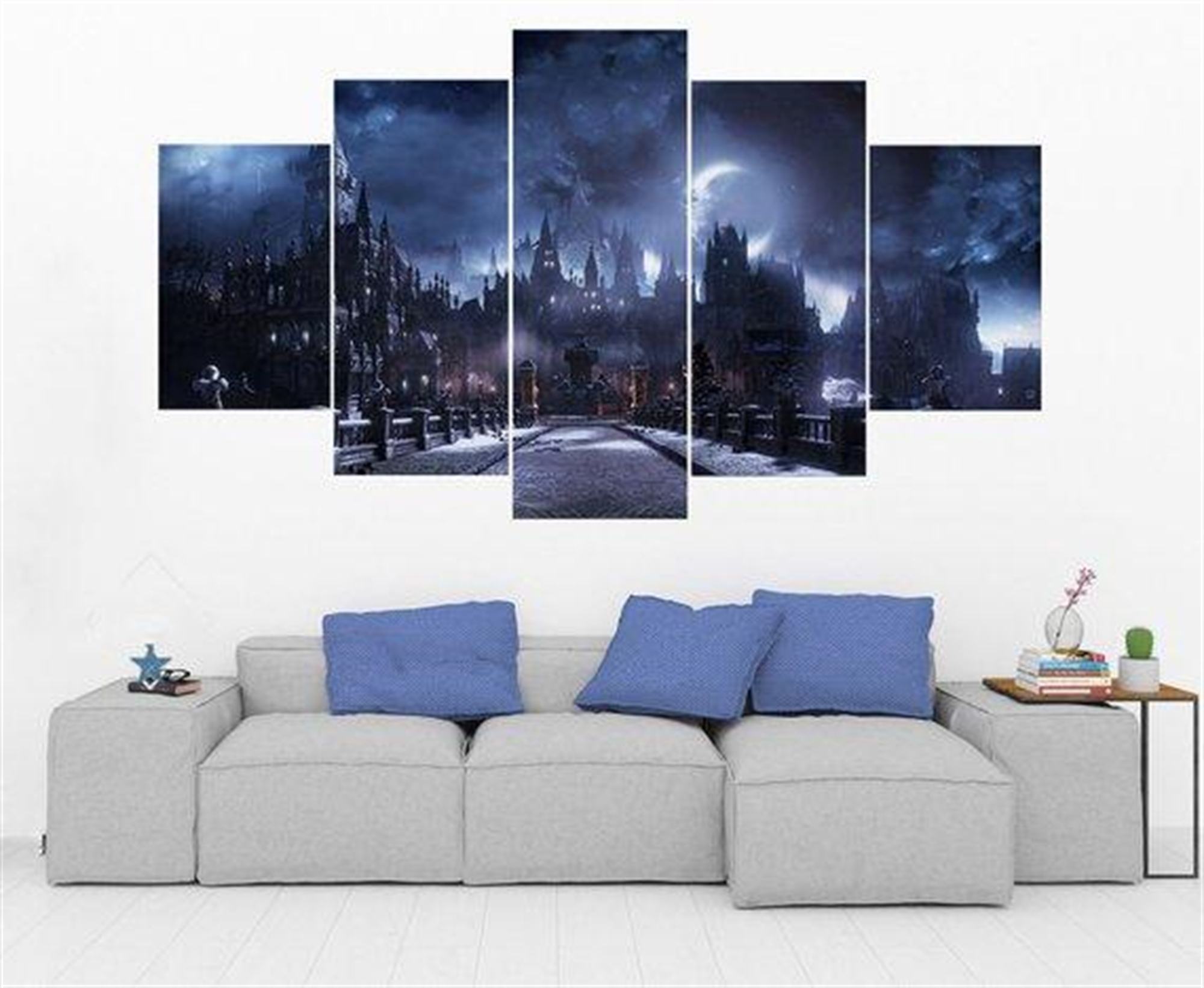Hogwarts Harry Potter 7 Film Leinwandbilder Kunstdrucke Rahmen