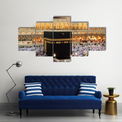 Holy Kaaba In Mecca Religion Leinwandbilder Kunstdrucke Rahmen