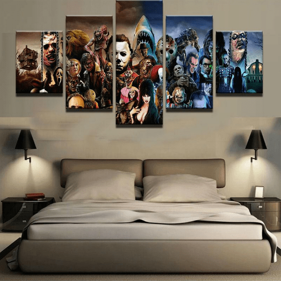 Horror Villains Movie Leinwandbilder Kunstdrucke  