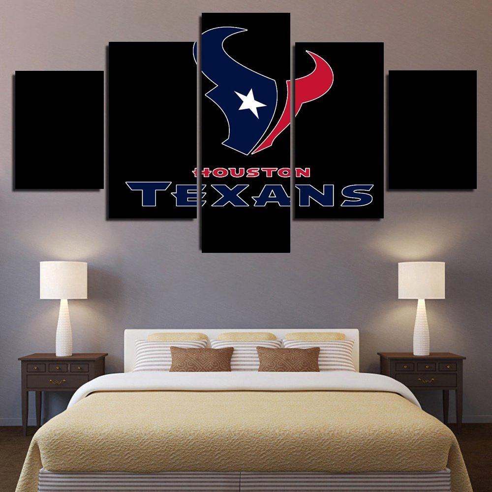 Houston Texans Logo Leinwandbilder Kunstdrucke Rahmen
