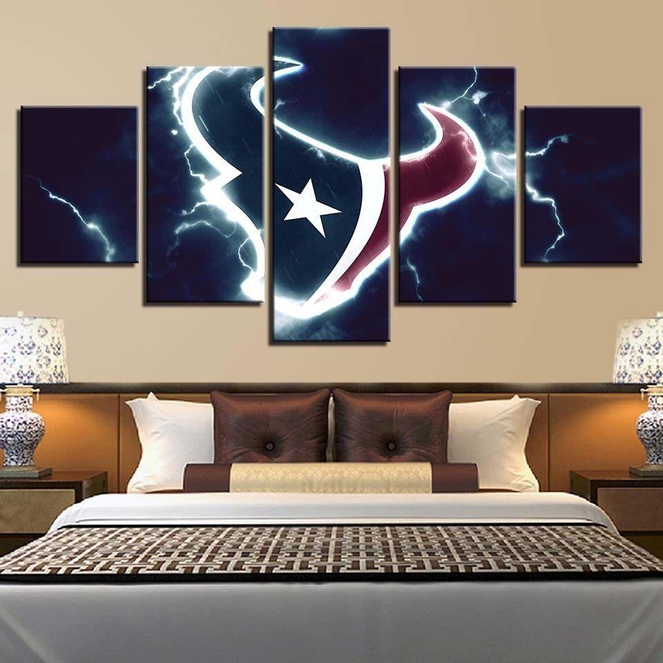 Houston Texans Logo Sport Leinwandbilder Kunstdrucke  