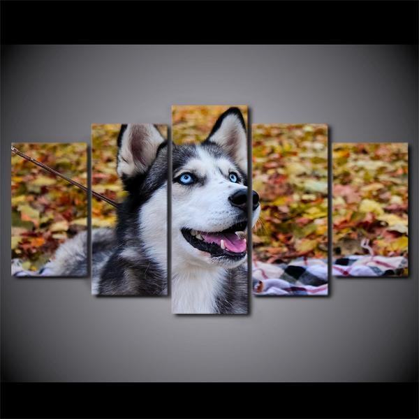 Husky Pet Blue Eyes Dog Animal Leinwandbilder Kunstdrucke husky pet blue eyes dog animal leinwandbilder kunstdrucke 7081