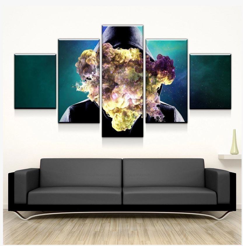 Im Weltraum Verloren Leinwandbilder Kunstdrucke Rahmen