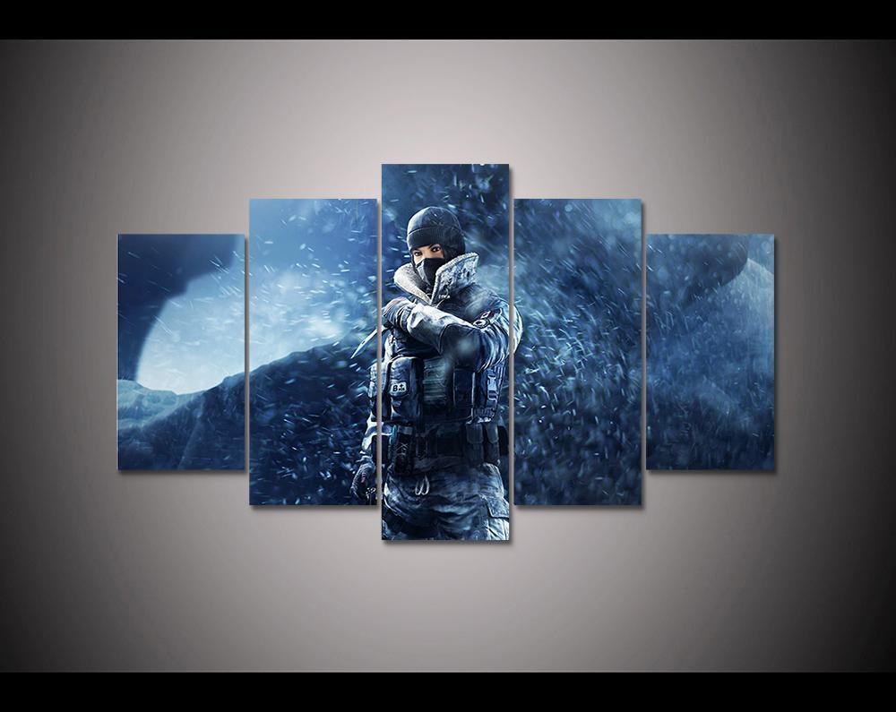 In The Snow Tom Clancys Rainbow Six Siege Gaming Leinwandbilder Kunstdrucke  
