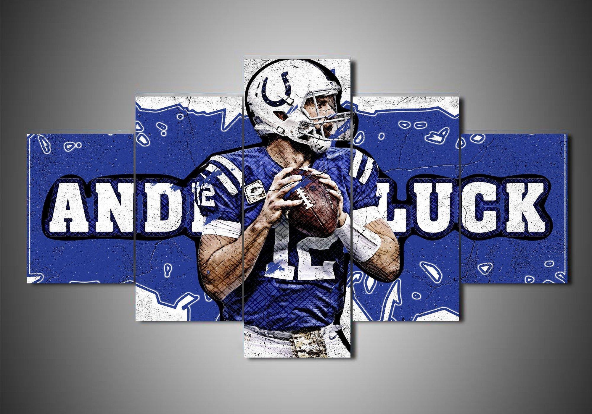 Indianapolis Colts Andrew Luck – Leinwandbilder für Football-Fans