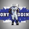 Indianapolis Colts Cory Redding – Sportliche Leinwandbilder für Fans