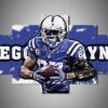 Indianapolis Colts Reggie Wayne – Leinwandbilder für Football-Enthusiasten