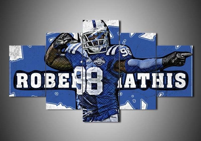 Indianapolis Colts Robert Mathis Sport Leinwandbilder Kunstdrucke  