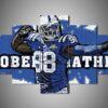 indianapolis colts robert mathis – sport leinwandbilder für teams 8480