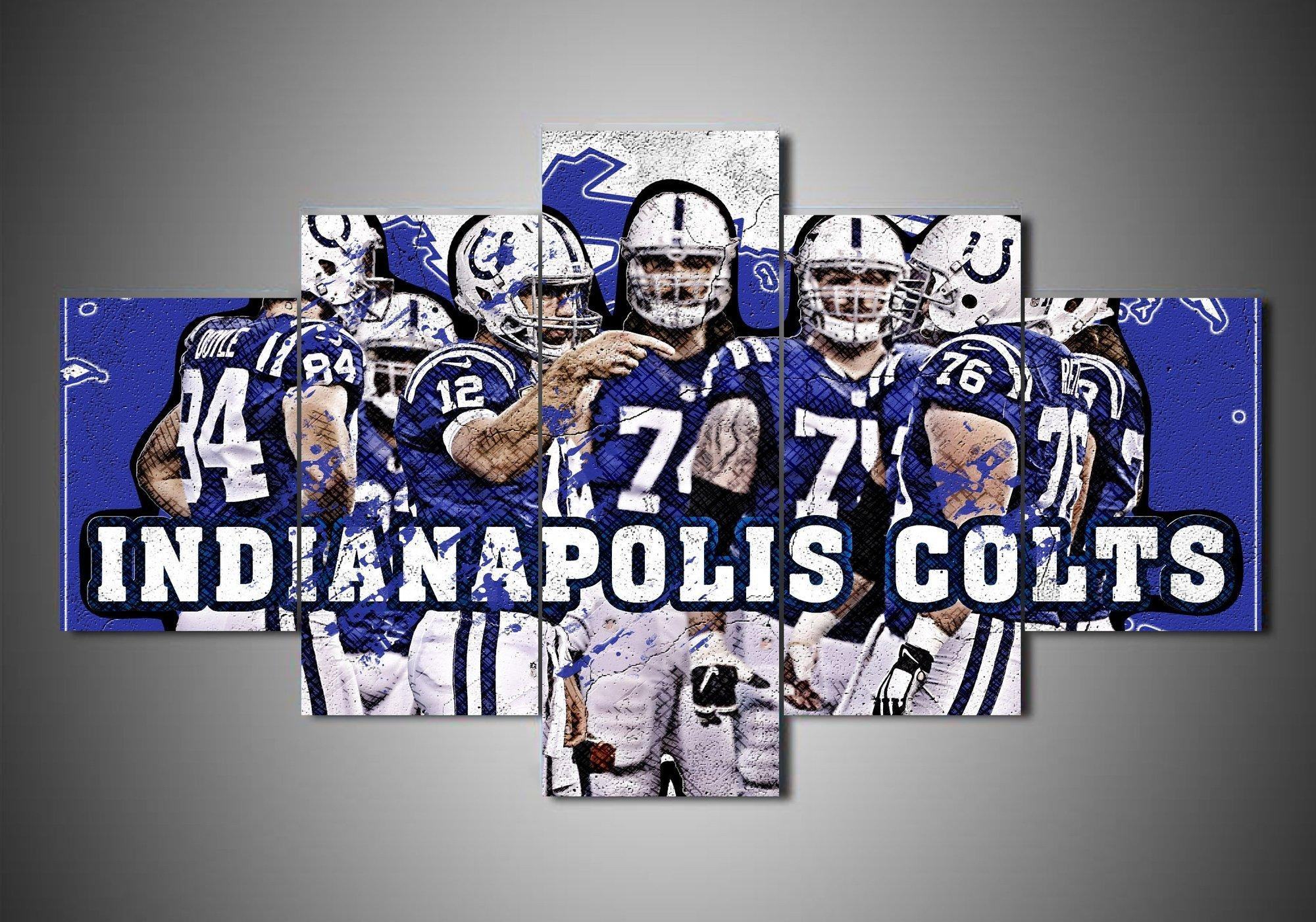 Indianapolis Colts Team – Motivierende Leinwandbilder für Fans