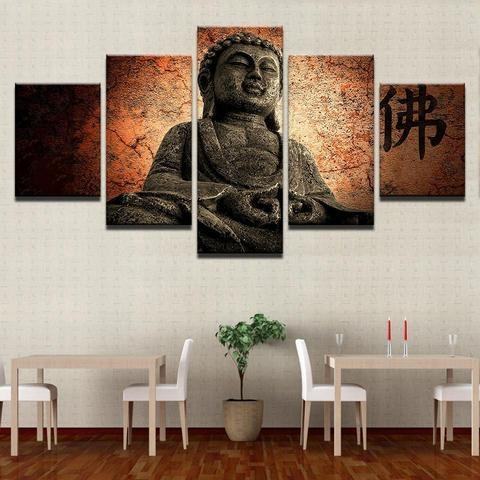 Inspiring Buddha Religion Leinwandbilder Kunstdrucke Rahmen
