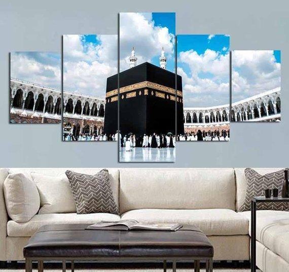 Islamic Muslim Kabba Religion Leinwandbilder Kunstdrucke Rahmen