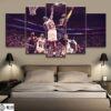 james vs jordan basketball star celebrity leinwandbilder kunstdrucke rahmen 6023