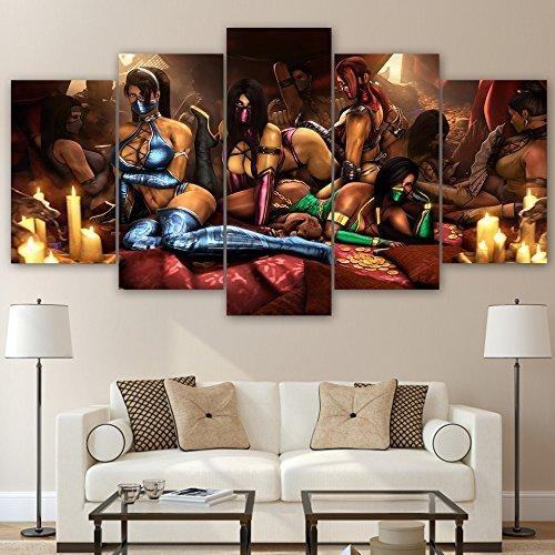 Japanese Sexy Girls Anime Beauty Abstract Leinwandbilder Kunstdrucke Rahmen