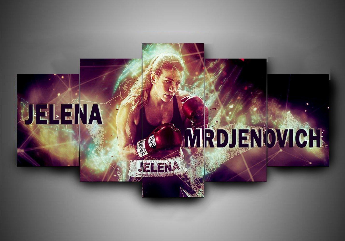 Jelena Mrdjenovich Boxen Leinwanddruck – Weltmeisterin Kunstbild